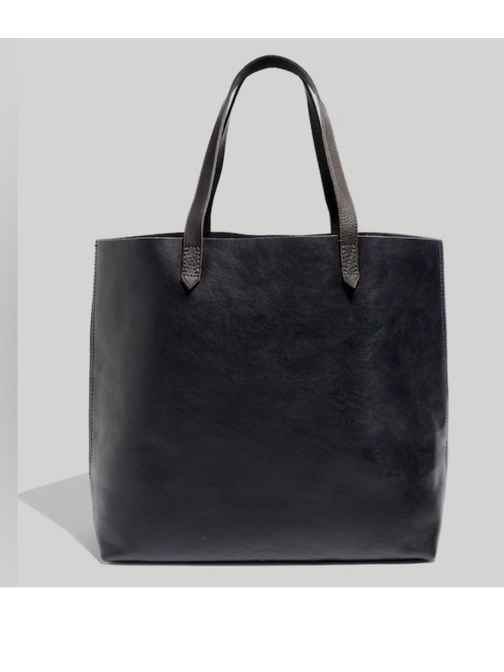 Madewell Leather Transport Tote Bag